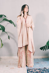 Ruana de algodón orgánico crudo | Raw organic cotton wrap