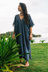 Traje de algodón orgánico teñido natural | Naturally dyed organic cotton dress