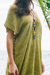 Traje de algodón orgánico teñido natural | Naturally dyed organic cotton dress